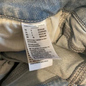 American Eagle High rise jeggings size Us 6